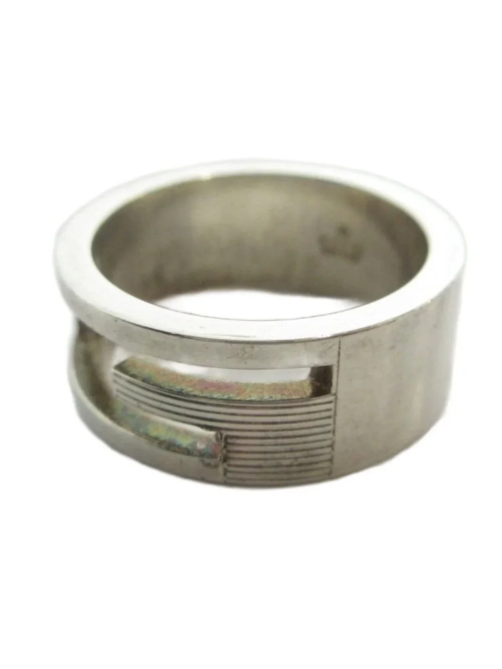 Gucci Ring Logo Silver